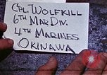 Immagine di 6° Divisione Marine 4 Marines Okinawa isole Ryukyu, 1945, secondo 3 filmato di repertorio 65675052853