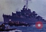 Image of 4th Regiment  Marines landing at Okinawa Okinawa Ryukyu Islands, 1945, second 26 stock footage video 65675052854