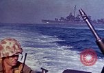 Image of 4th Regiment  Marines landing at Okinawa Okinawa Ryukyu Islands, 1945, second 37 stock footage video 65675052854