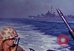 Image of 4th Regiment  Marines landing at Okinawa Okinawa Ryukyu Islands, 1945, second 39 stock footage video 65675052854