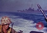 Image of 4th Regiment  Marines landing at Okinawa Okinawa Ryukyu Islands, 1945, second 40 stock footage video 65675052854