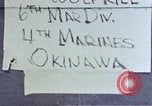 Image of 6th Marine Division 4th Marines Okinawa Ryukyu Islands, 1945, second 1 stock footage video 65675052855