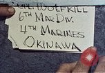 Image of 6th Marine Division 4th Marines Okinawa Ryukyu Islands, 1945, second 1 stock footage video 65675052862