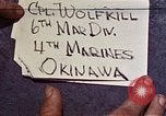 Image of 1st Battalion 4th Marines Okinawa Ryukyu Islands, 1945, second 1 stock footage video 65675052864