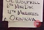 Image of 6th Marine Division 4th Marines Okinawa Ryukyu Islands, 1945, second 4 stock footage video 65675052865