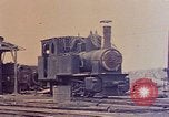 Image of demolished Japanese locomotive Naha Okinawa Ryukyu Islands, 1945, second 4 stock footage video 65675052874