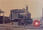 Image of demolished Japanese locomotive Naha Okinawa Ryukyu Islands, 1945, second 6 stock footage video 65675052874