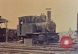 Image of demolished Japanese locomotive Naha Okinawa Ryukyu Islands, 1945, second 7 stock footage video 65675052874