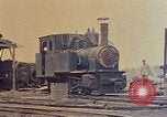 Image of demolished Japanese locomotive Naha Okinawa Ryukyu Islands, 1945, second 8 stock footage video 65675052874