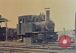 Image of demolished Japanese locomotive Naha Okinawa Ryukyu Islands, 1945, second 9 stock footage video 65675052874
