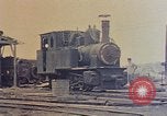 Image of demolished Japanese locomotive Naha Okinawa Ryukyu Islands, 1945, second 13 stock footage video 65675052874
