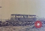 Image of demolished Japanese locomotive Naha Okinawa Ryukyu Islands, 1945, second 36 stock footage video 65675052874