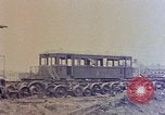Image of demolished Japanese locomotive Naha Okinawa Ryukyu Islands, 1945, second 37 stock footage video 65675052874