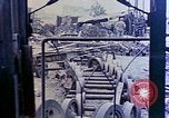 Image of demolished Japanese locomotive Naha Okinawa Ryukyu Islands, 1945, second 41 stock footage video 65675052874