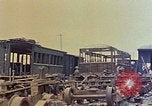Image of demolished Japanese locomotive Naha Okinawa Ryukyu Islands, 1945, second 57 stock footage video 65675052874