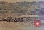 Image of wrecked Japanese planes Naha Okinawa Ryukyu Islands, 1945, second 33 stock footage video 65675052875
