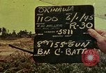 Image of artillery emplacement of 8th 155mm Gun Battalion Naha Okinawa Ryukyu Islands, 1945, second 1 stock footage video 65675052914