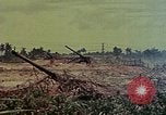 Image of artillery emplacement of 8th 155mm Gun Battalion Naha Okinawa Ryukyu Islands, 1945, second 15 stock footage video 65675052914