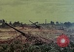 Image of artillery emplacement of 8th 155mm Gun Battalion Naha Okinawa Ryukyu Islands, 1945, second 16 stock footage video 65675052914