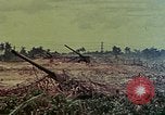 Image of artillery emplacement of 8th 155mm Gun Battalion Naha Okinawa Ryukyu Islands, 1945, second 17 stock footage video 65675052914