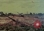 Image of artillery emplacement of 8th 155mm Gun Battalion Naha Okinawa Ryukyu Islands, 1945, second 18 stock footage video 65675052914