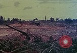 Image of artillery emplacement of 8th 155mm Gun Battalion Naha Okinawa Ryukyu Islands, 1945, second 28 stock footage video 65675052914