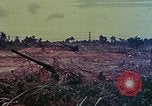 Image of artillery emplacement of 8th 155mm Gun Battalion Naha Okinawa Ryukyu Islands, 1945, second 29 stock footage video 65675052914