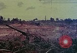 Image of artillery emplacement of 8th 155mm Gun Battalion Naha Okinawa Ryukyu Islands, 1945, second 36 stock footage video 65675052914