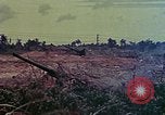 Image of artillery emplacement of 8th 155mm Gun Battalion Naha Okinawa Ryukyu Islands, 1945, second 37 stock footage video 65675052914