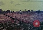 Image of artillery emplacement of 8th 155mm Gun Battalion Naha Okinawa Ryukyu Islands, 1945, second 39 stock footage video 65675052914