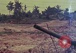 Image of artillery emplacement of 8th 155mm Gun Battalion Naha Okinawa Ryukyu Islands, 1945, second 50 stock footage video 65675052914