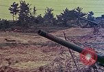 Image of artillery emplacement of 8th 155mm Gun Battalion Naha Okinawa Ryukyu Islands, 1945, second 52 stock footage video 65675052914
