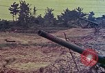 Image of artillery emplacement of 8th 155mm Gun Battalion Naha Okinawa Ryukyu Islands, 1945, second 53 stock footage video 65675052914