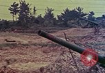 Image of artillery emplacement of 8th 155mm Gun Battalion Naha Okinawa Ryukyu Islands, 1945, second 54 stock footage video 65675052914