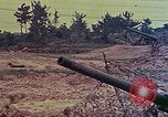 Image of artillery emplacement of 8th 155mm Gun Battalion Naha Okinawa Ryukyu Islands, 1945, second 58 stock footage video 65675052914
