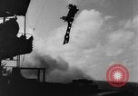 Image of USS Hancock on fire Pacific Ocean, 1945, second 20 stock footage video 65675052932