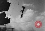 Image of USS Hancock on fire Pacific Ocean, 1945, second 22 stock footage video 65675052932