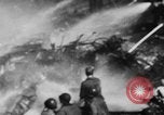 Image of USS Hancock on fire Pacific Ocean, 1945, second 26 stock footage video 65675052932