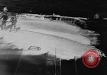 Image of USS Hancock on fire Pacific Ocean, 1945, second 32 stock footage video 65675052932
