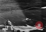 Image of USS Hancock on fire Pacific Ocean, 1945, second 39 stock footage video 65675052932