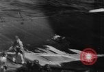 Image of USS Hancock on fire Pacific Ocean, 1945, second 41 stock footage video 65675052932