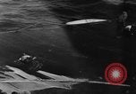 Image of USS Hancock on fire Pacific Ocean, 1945, second 42 stock footage video 65675052932