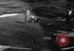 Image of USS Hancock on fire Pacific Ocean, 1945, second 44 stock footage video 65675052932