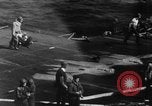 Image of USS Hancock on fire Pacific Ocean, 1945, second 45 stock footage video 65675052932