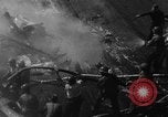 Image of USS Hancock on fire Pacific Ocean, 1945, second 46 stock footage video 65675052932
