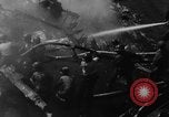 Image of USS Hancock on fire Pacific Ocean, 1945, second 47 stock footage video 65675052932