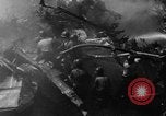 Image of USS Hancock on fire Pacific Ocean, 1945, second 48 stock footage video 65675052932