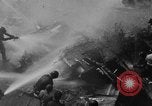 Image of USS Hancock on fire Pacific Ocean, 1945, second 55 stock footage video 65675052932