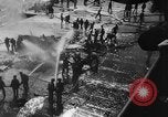 Image of USS Hancock on fire Pacific Ocean, 1945, second 56 stock footage video 65675052932