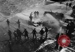 Image of USS Hancock on fire Pacific Ocean, 1945, second 59 stock footage video 65675052932